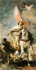 Giovanni Battista Tiepolo - Bilder Gemälde - St. James the Greater Conquering the Moors