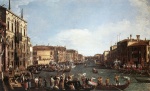Canaletto - Bilder Gemälde - A Regatta on the Grand Canal