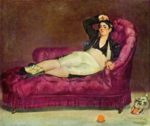 Edouard Manet - Bilder Gemälde - Junge Frau in spanischer Tracht
