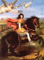 Pierre Mignard - Bilder Gemälde - Louis XIV on Horseback