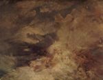 Joseph Mallord William Turner - Bilder Gemälde - Feuer auf dem Meer