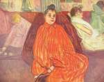 Henri de Toulouse Lautrec - Bilder Gemälde - Der Diwan