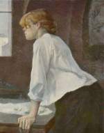 Henri de Toulouse Lautrec - Bilder Gemälde - Die Wäscherin