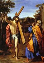 Annibale Carracci - Bilder Gemälde - Christ appearing to Saint Peter on the Appian Way