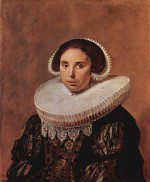 Frans Hals - Bilder Gemälde - Portrait der Sara Wolphaerts van Diemen
