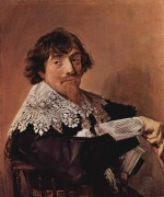 Frans Hals - Bilder Gemälde - Portrait des Nicolaes Hasselaer