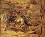 Peter Paul Rubens - Bilder Gemälde - Achilles besiegt Hektor