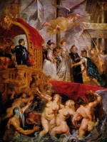 Peter Paul Rubens - Bilder Gemälde - Ankunft der Maria de Medici in Marseille