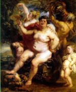 Peter Paul Rubens - Bilder Gemälde - Bacchus der römische Gott des Weines
