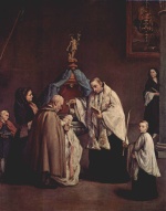Pietro Longhi - Bilder Gemälde - Die Taufe