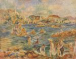 Pierre Auguste Renoir - Bilder Gemälde - Am Strand von Guernesey