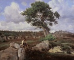 Jean Baptiste Camille Corot - Bilder Gemälde - The Raging One