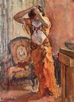 Bild:A Woman Dressing