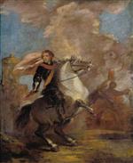 Bild:An Officer on Horseback