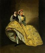 Bild:David Garrick as John Brute in 'The Provok'd Wife' by Vanbrugh, Drury Lane