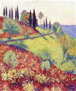 Bild:Colline de l'atelier d'Henri Martin à Marqueyrol