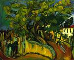 Bild:Cagnes Landscape with Tree