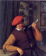 Bild:An Apothecary Smoking a Pipe