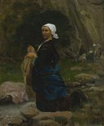 Bild:A Breton Laundress