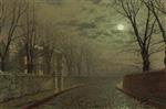 Bild:Moonlit Street Scene