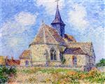 Bild:The Church at Porte Joie on the Eure