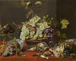 Bild:Still life of grapes in a basket