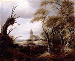 Bild:Landscape with a Church