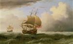 Bild:An English Ship Close hauled in a Strong Breeze