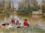 Bild:Children by the Lake