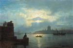 Bild:Moonlit Night on the Neva River