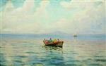 Bild:Seascape with Boat