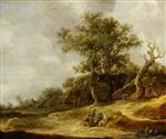 Bild:Landscape with Cottages on the Dunes