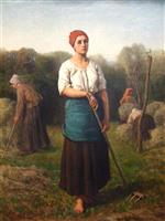 Bild:Girl with a Rake